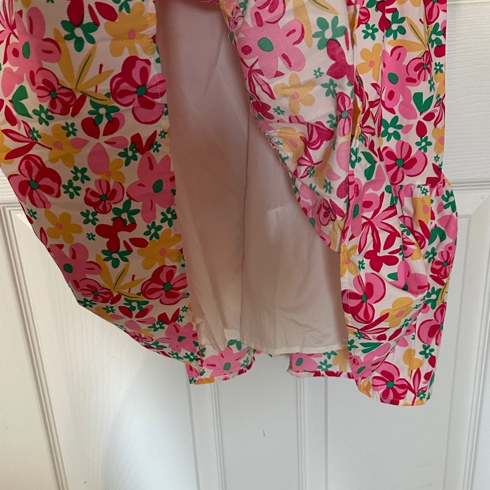 Vibrant Floral Mini Dress - Picture 4 of 6